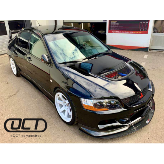 Sasaonsale JDM PU Side Skirts Lip Kit For 2001-2007 Mitsubishi Lancer EVO 7/8/9 – Unfinished Black