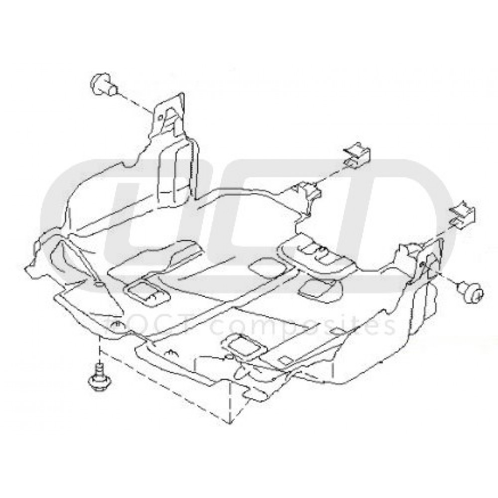 Subaru WRX STI engine undertray
